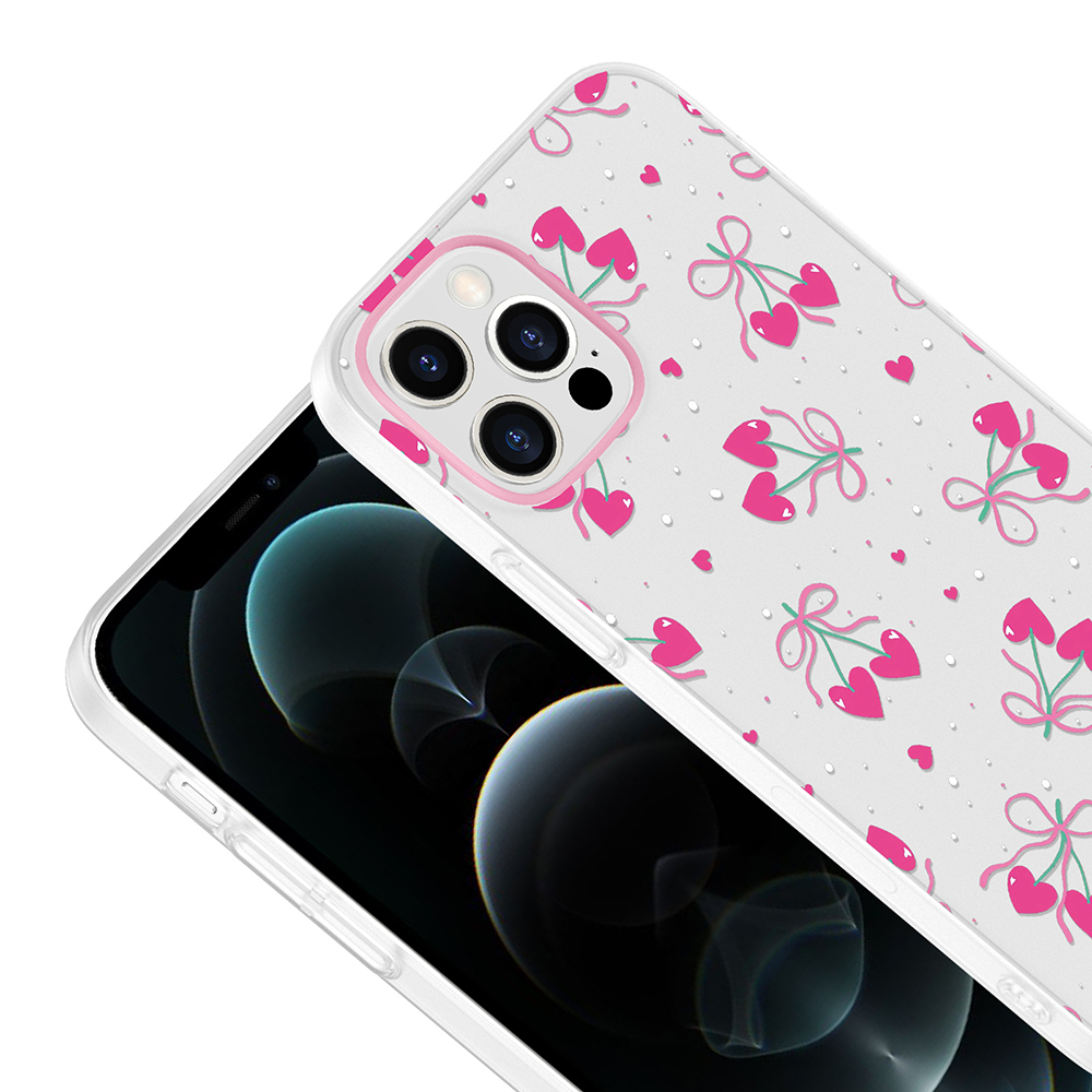 Apple iPhone 12 Uyumlu Kılıf Kamera Korumalı Desenli Zore Klip Kapak - 2