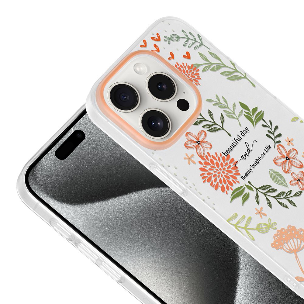 Apple iPhone 14 Pro Max Uyumlu Kılıf Kamera Korumalı Desenli Zore Klip Kapak - 2