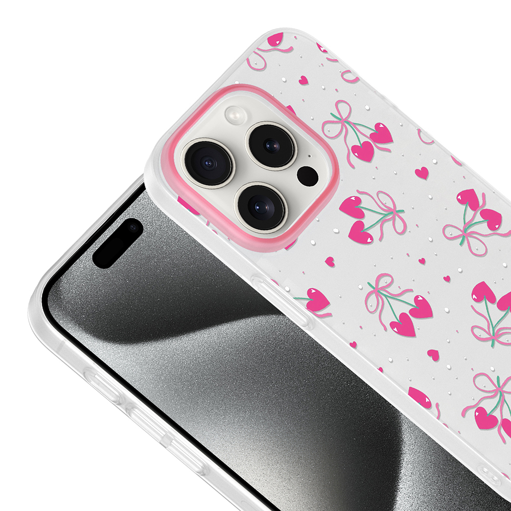 Apple iPhone 15 Pro Max Uyumlu Kılıf Kamera Korumalı Desenli Zore Klip Kapak - 2