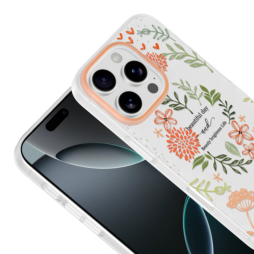 Apple iPhone 16 Pro Max Uyumlu Kılıf Kamera Korumalı Desenli Zore Klip Kapak - 2