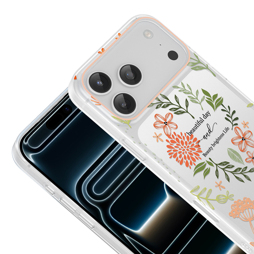 Apple iPhone 17 Pro Uyumlu Kılıf Kamera Korumalı Desenli Zore Klip Kapak - 2