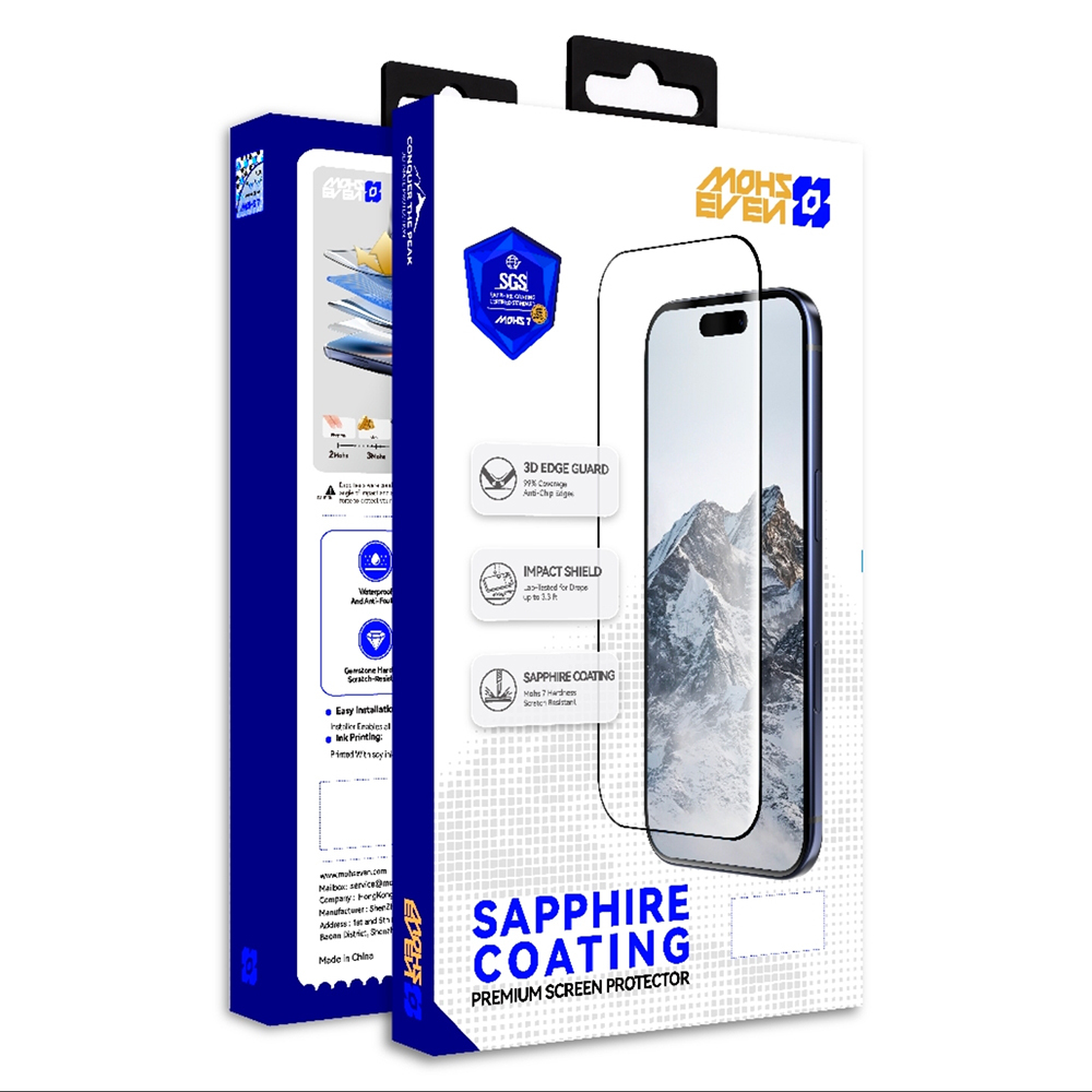 Galaxy Z Fold 8 Mohseven Sapphire Coating 2.5D HD Temperli Cam Ekran Koruyucu - 2