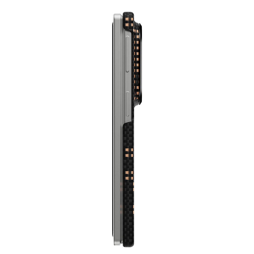 Galaxy Z Fold 8 Kılıf M-safe Şarj Özellikli Raptic Aramid SkinPro Serisi Karbon Kapak - 4