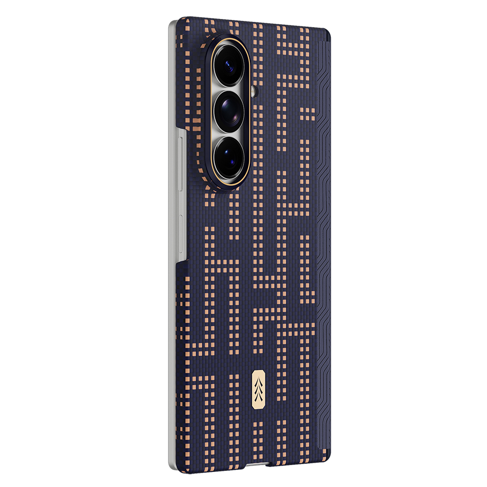Galaxy Z Fold 8 Ultra Kılıf M-safe Şarj Özellikli Raptic Aramid SkinPro Serisi Karbon Kapak - 1