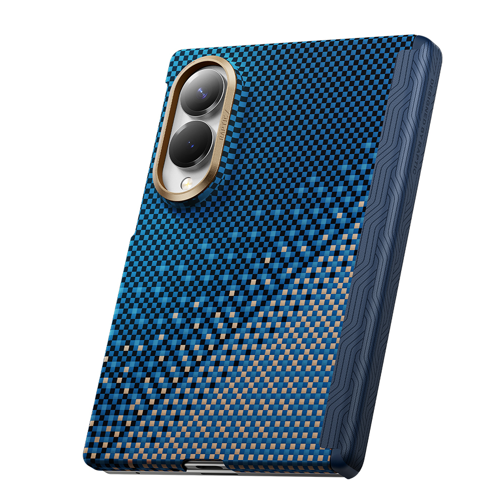 Galaxy Z Fold 8 Kılıf M-safe Şarj Özellikli Raptic Aramid SkinPro Serenity Serisi Kapak - 3
