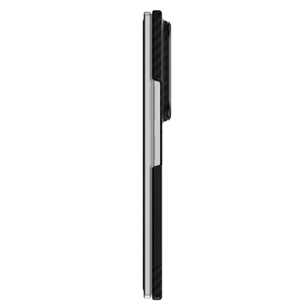 Galaxy Z Fold 8 Ultra Kılıf M-safe Şarj Özellikli Metal Kamera Çerçeveli Raptic Aramid SkinPro Serisi Karbon Kapak - 1