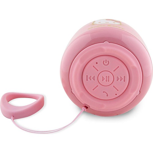 Hello Kitty Renk Geçişli Elektroplating Logolu Parmak Tutamaçlı Mini Bluetooth Speaker Hoparlör