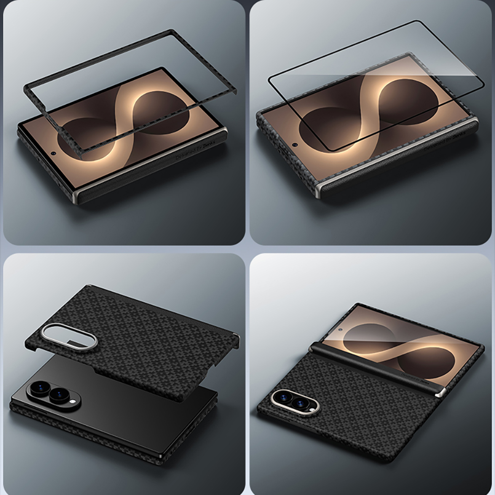 Galaxy Z Fold 8 Benks ArmorAir ArmorGrid Grand Combo Üçlü Aksesuar Seti (Ön Arka Kevlar Karbon Kapak + Ekran Koruyucu) - 7