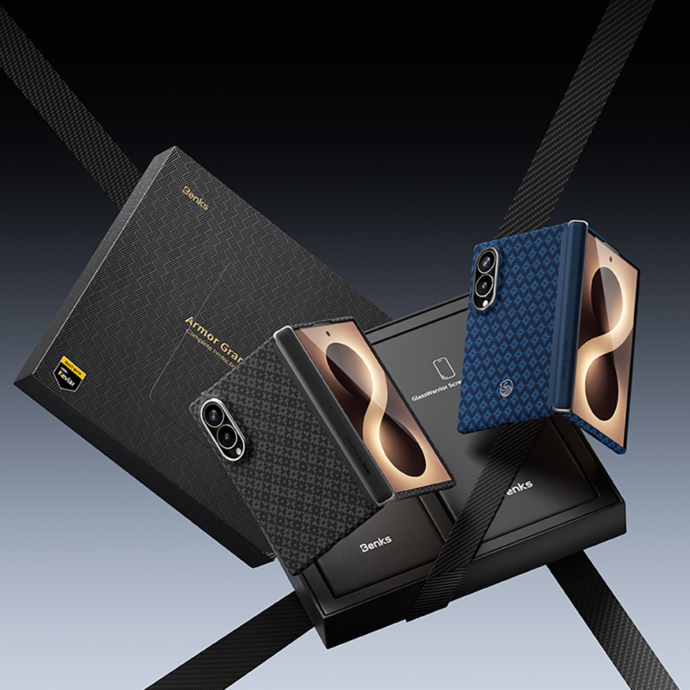 Galaxy Z Fold 8 Benks ArmorAir ArmorGrid Grand Combo Üçlü Aksesuar Seti (Ön Arka Kevlar Karbon Kapak + Ekran Koruyucu) - 6