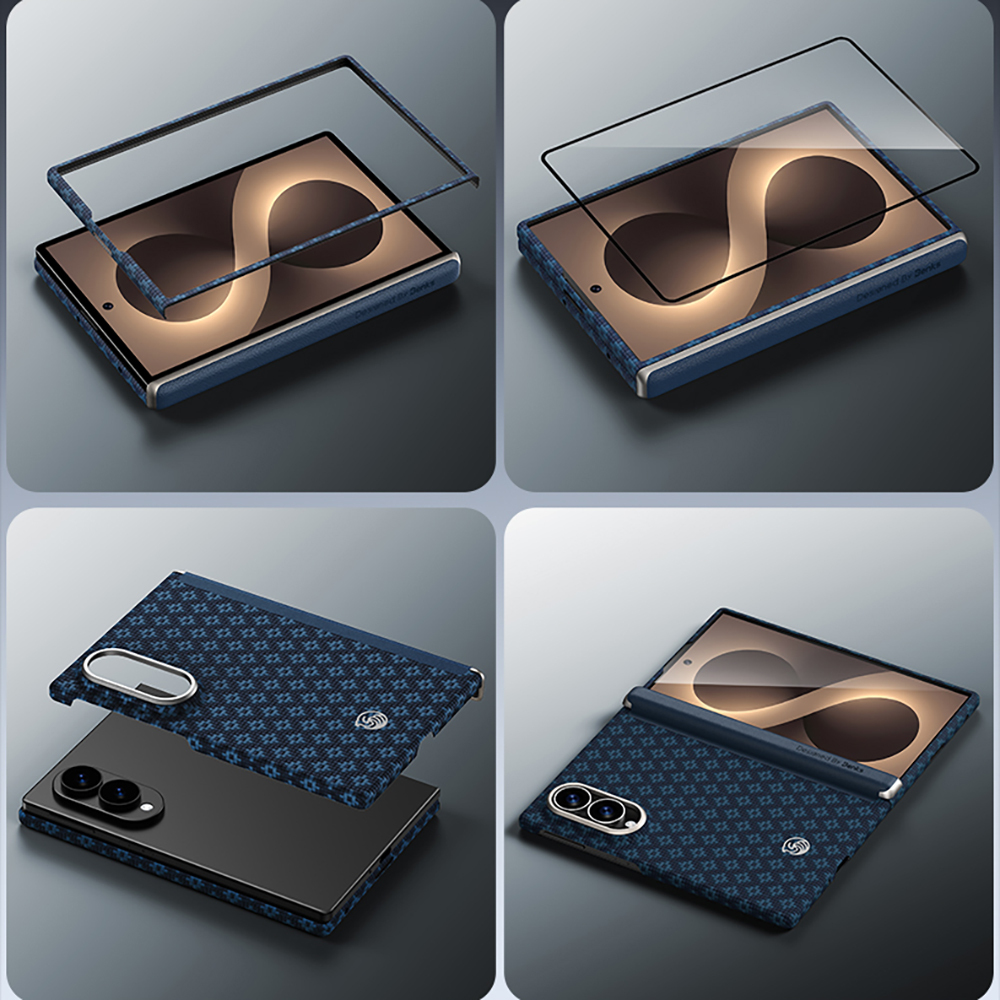 Galaxy Z Fold 8 Benks ArmorAir ArmorGrid Grand Combo Üçlü Aksesuar Seti (Ön Arka Kevlar Karbon Kapak + Ekran Koruyucu) - 7