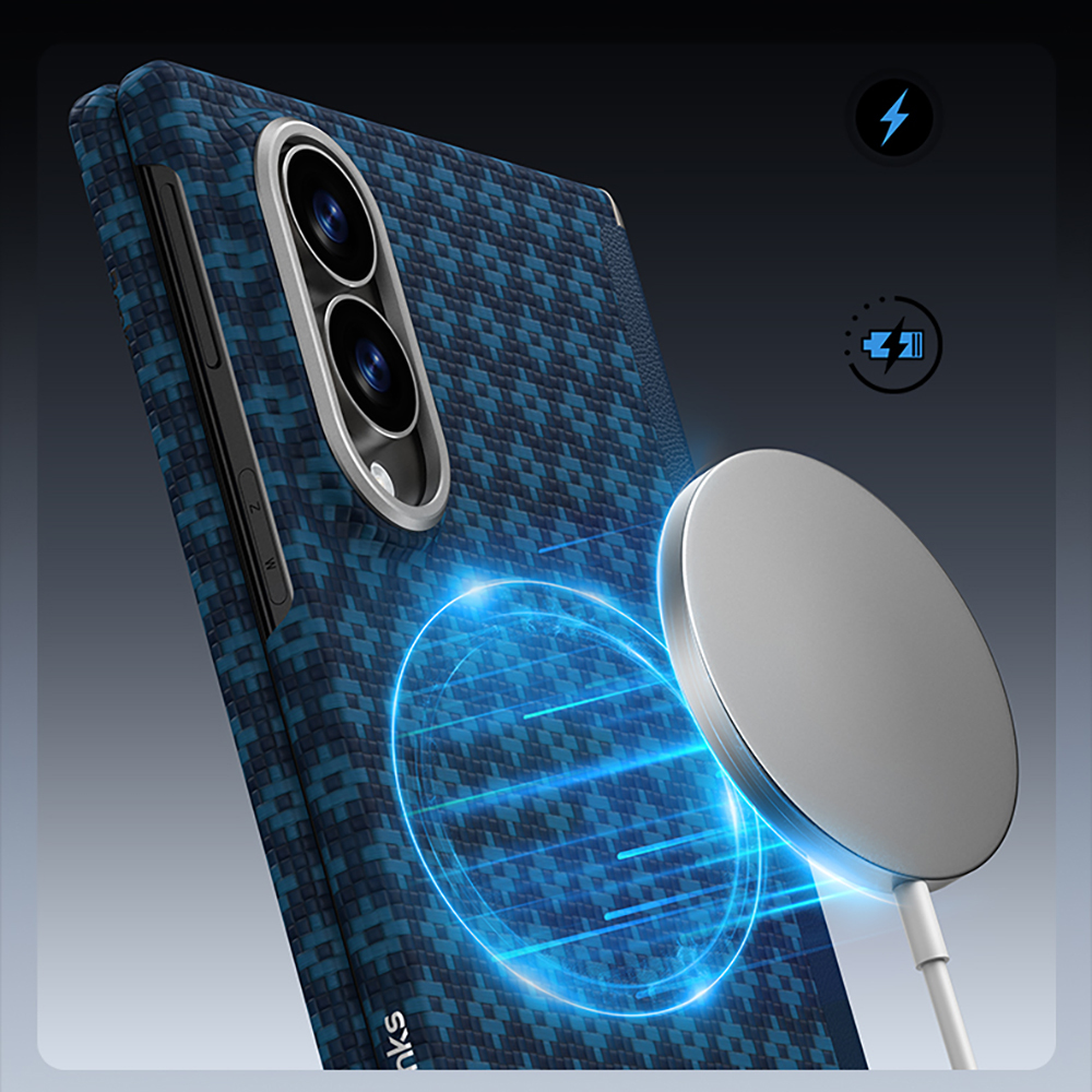 Galaxy Z Fold 8 Benks ArmorAir ArmorGrid Grand Combo Üçlü Aksesuar Seti (Ön Arka Kevlar Karbon Kapak + Ekran Koruyucu) - 8