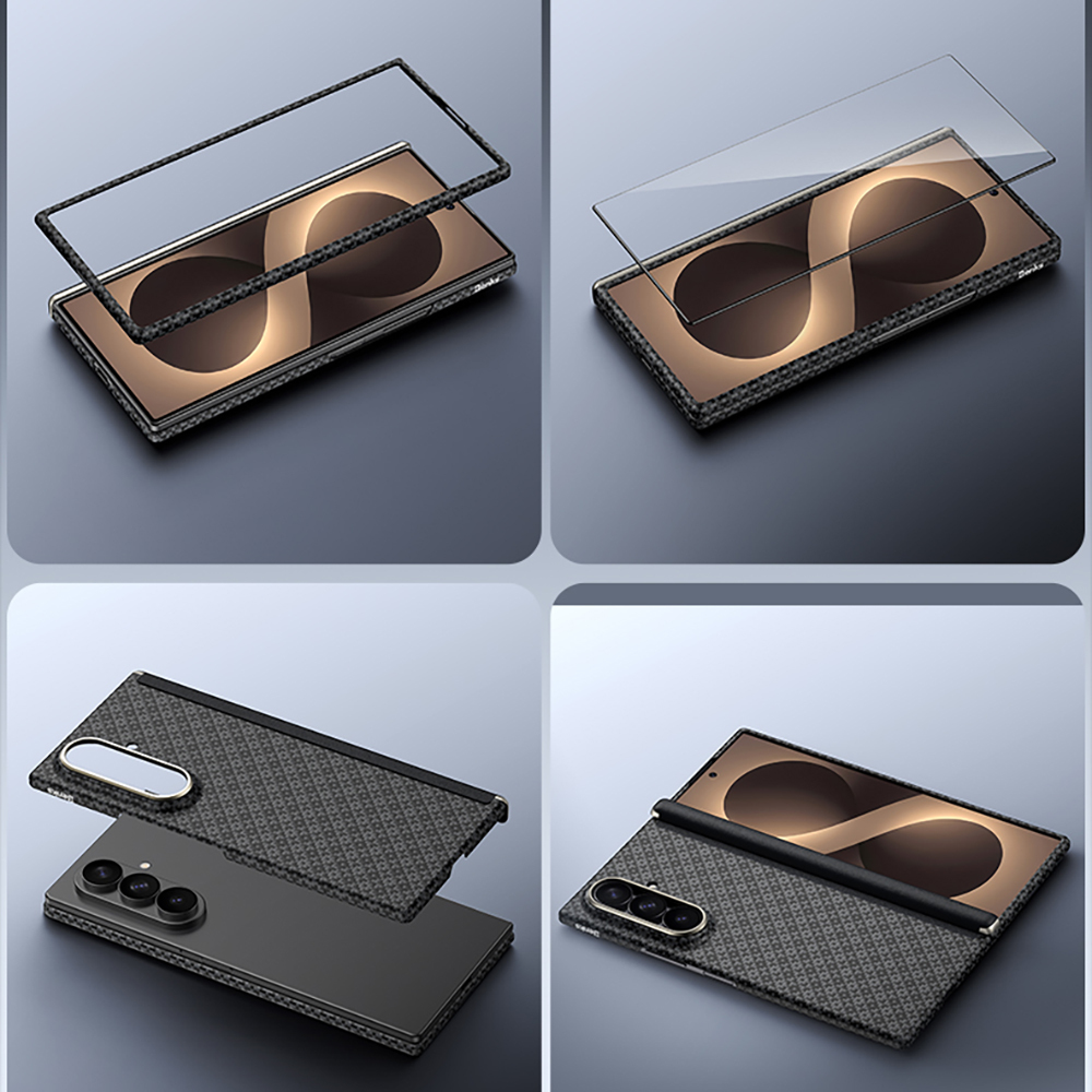 Galaxy Z Fold 8 Ultra Benks ArmorAir ArmorGrid Grand Combo Üçlü Aksesuar Seti (Ön Arka Kevlar Karbon Kapak + Ekran Koruyucu) - 6