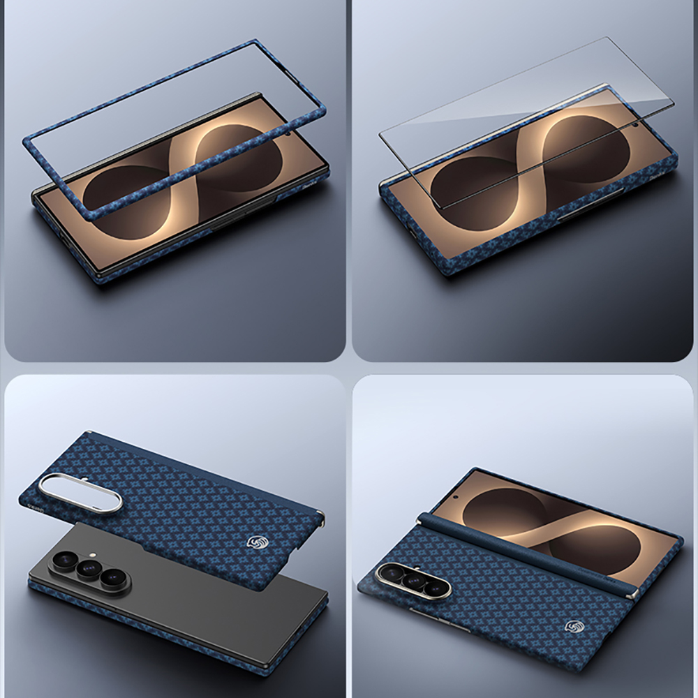 Galaxy Z Fold 8 Ultra Benks ArmorAir ArmorGrid Grand Combo Üçlü Aksesuar Seti (Ön Arka Kevlar Karbon Kapak + Ekran Koruyucu) - 7