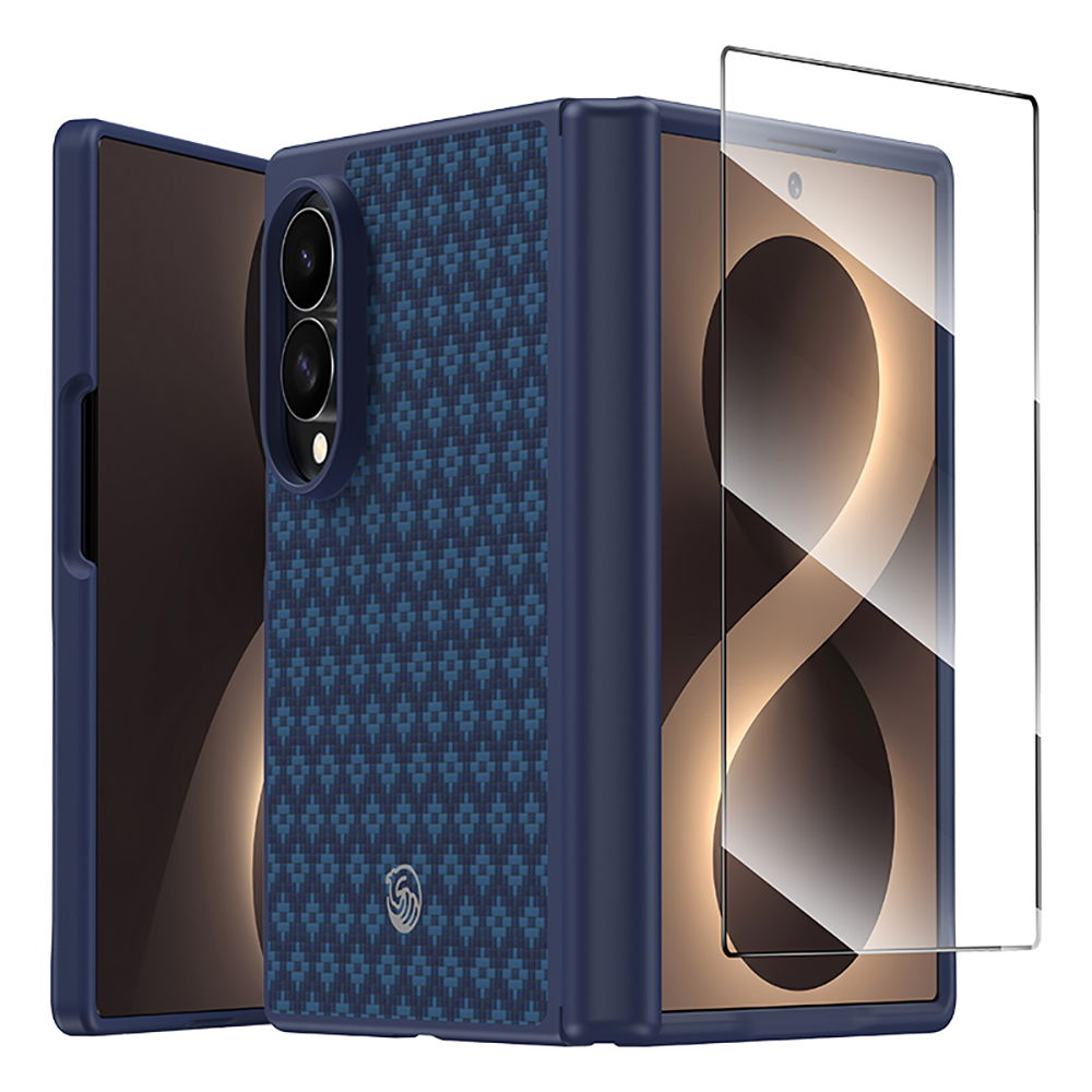 Galaxy Z Fold 8 Benks ArmorPro ArmorGrid Grand Combo Üçlü Aksesuar Seti (Ön Arka Kevlar Karbon Kapak + Ekran Koruyucu) - 1