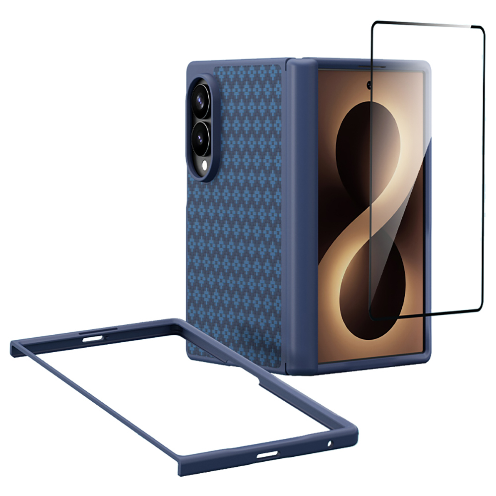Galaxy Z Fold 8 Benks ArmorPro ArmorGrid Grand Combo Üçlü Aksesuar Seti (Ön Arka Kevlar Karbon Kapak + Ekran Koruyucu) - 5