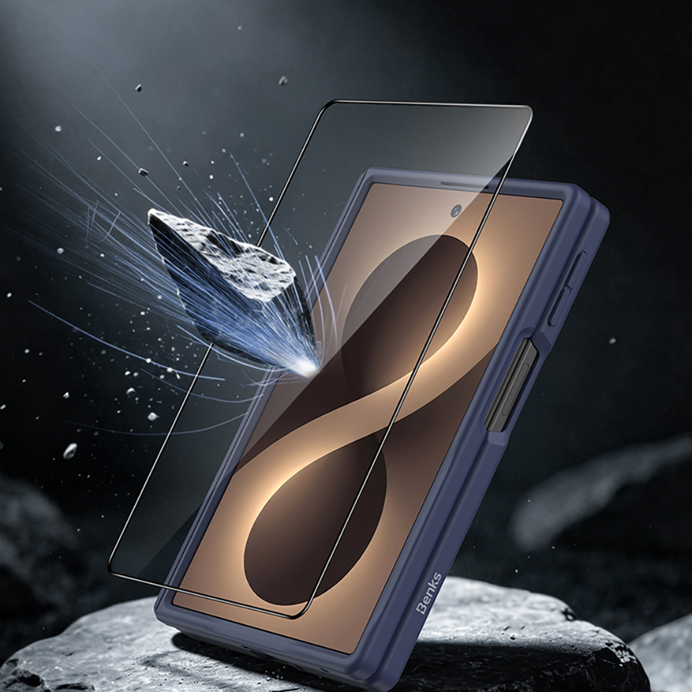 Galaxy Z Fold 8 Benks ArmorPro ArmorGrid Grand Combo Üçlü Aksesuar Seti (Ön Arka Kevlar Karbon Kapak + Ekran Koruyucu) - 8