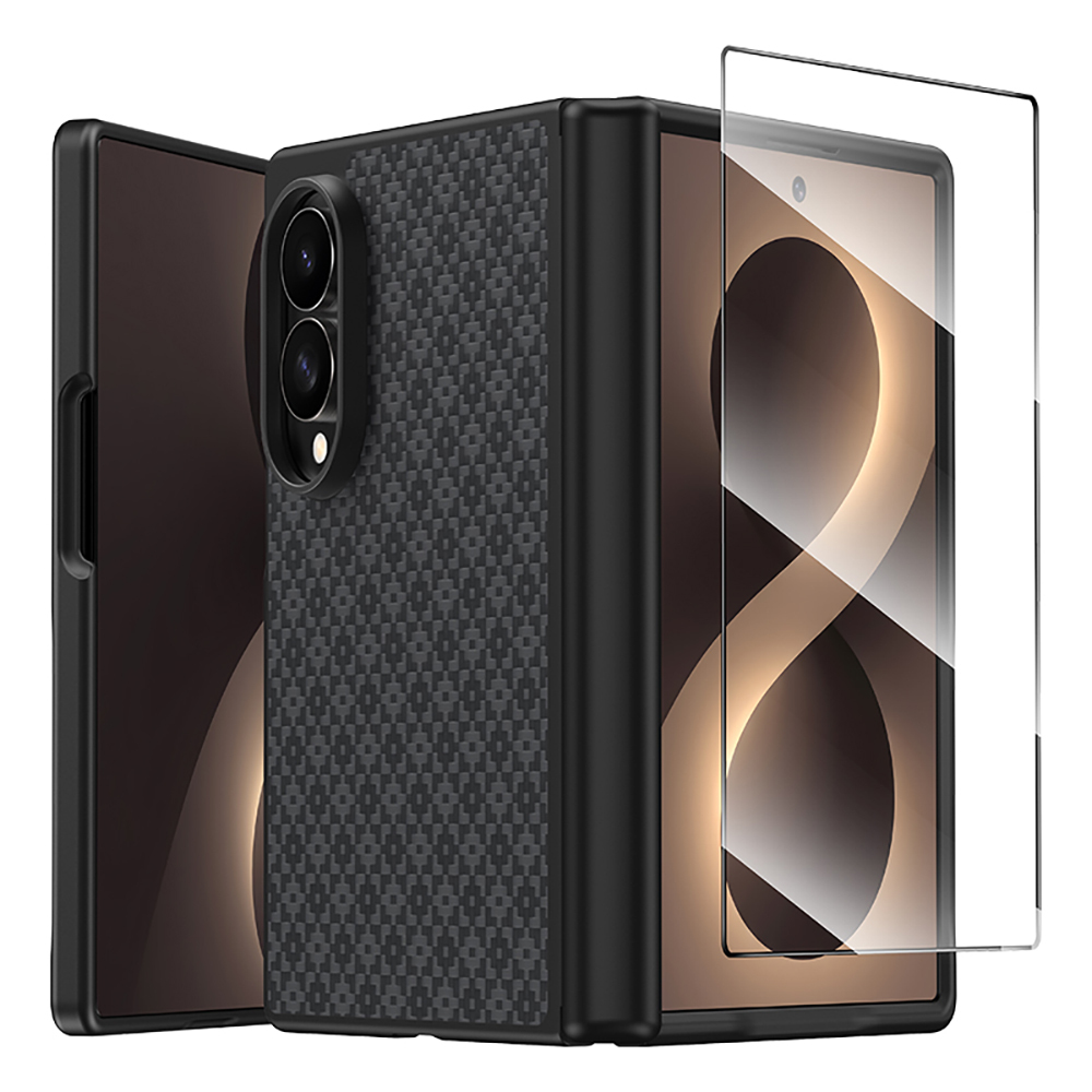 Galaxy Z Fold 8 Benks ArmorPro ArmorGrid Grand Combo Üçlü Aksesuar Seti (Ön Arka Kevlar Karbon Kapak + Ekran Koruyucu) - 1