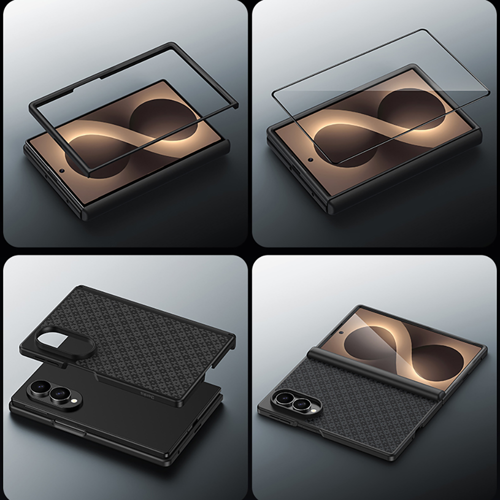 Galaxy Z Fold 8 Benks ArmorPro ArmorGrid Grand Combo Üçlü Aksesuar Seti (Ön Arka Kevlar Karbon Kapak + Ekran Koruyucu) - 10