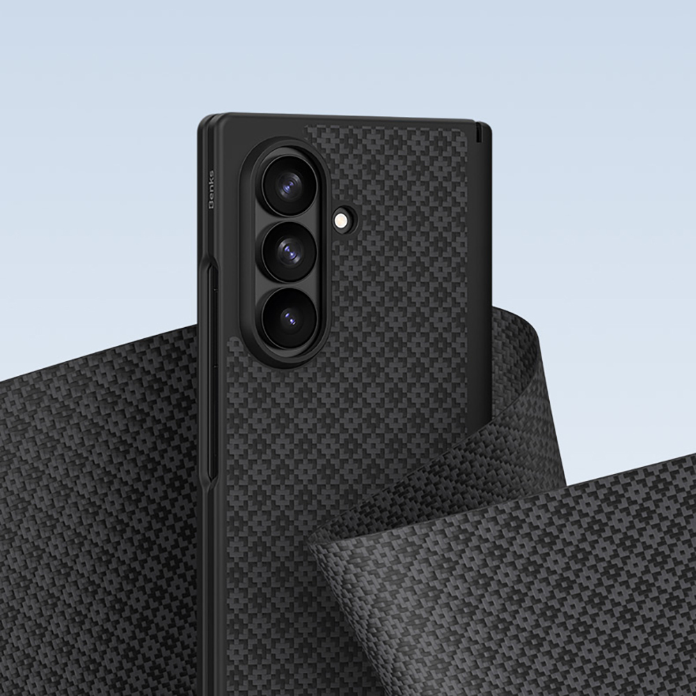 Galaxy Z Fold 8 Ultra Benks ArmorPro ArmorGrid Grand Combo Üçlü Aksesuar Seti (Ön Arka Kevlar Karbon Kapak + Ekran Koruyucu) - 1