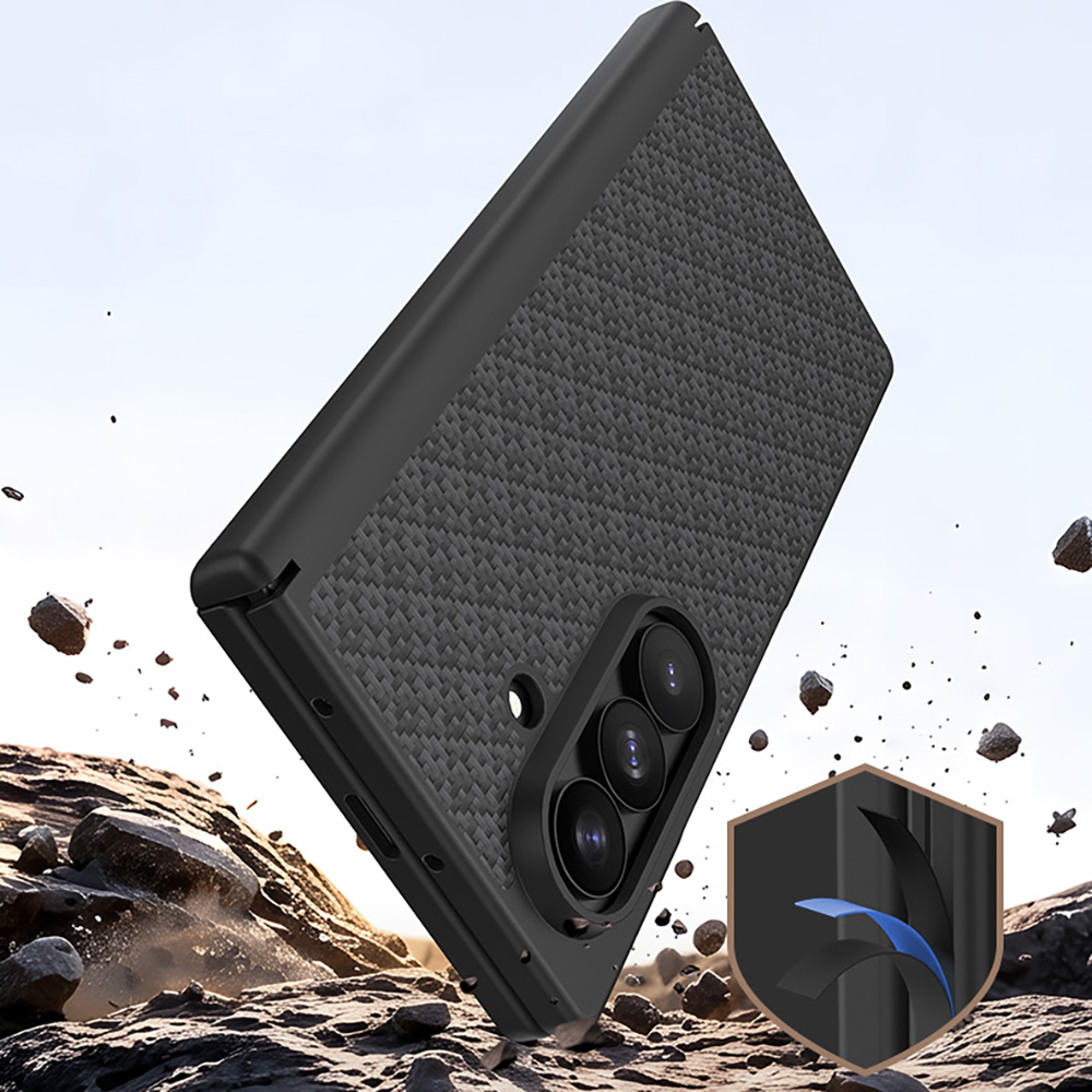 Galaxy Z Fold 8 Ultra Benks ArmorPro ArmorGrid Grand Combo Üçlü Aksesuar Seti (Ön Arka Kevlar Karbon Kapak + Ekran Koruyucu) - 6