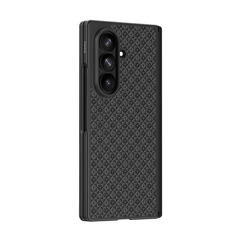 Galaxy Z Fold 8 Ultra Benks ArmorPro ArmorGrid Grand Combo Üçlü Aksesuar Seti (Ön Arka Kevlar Karbon Kapak + Ekran Koruyucu) - 11
