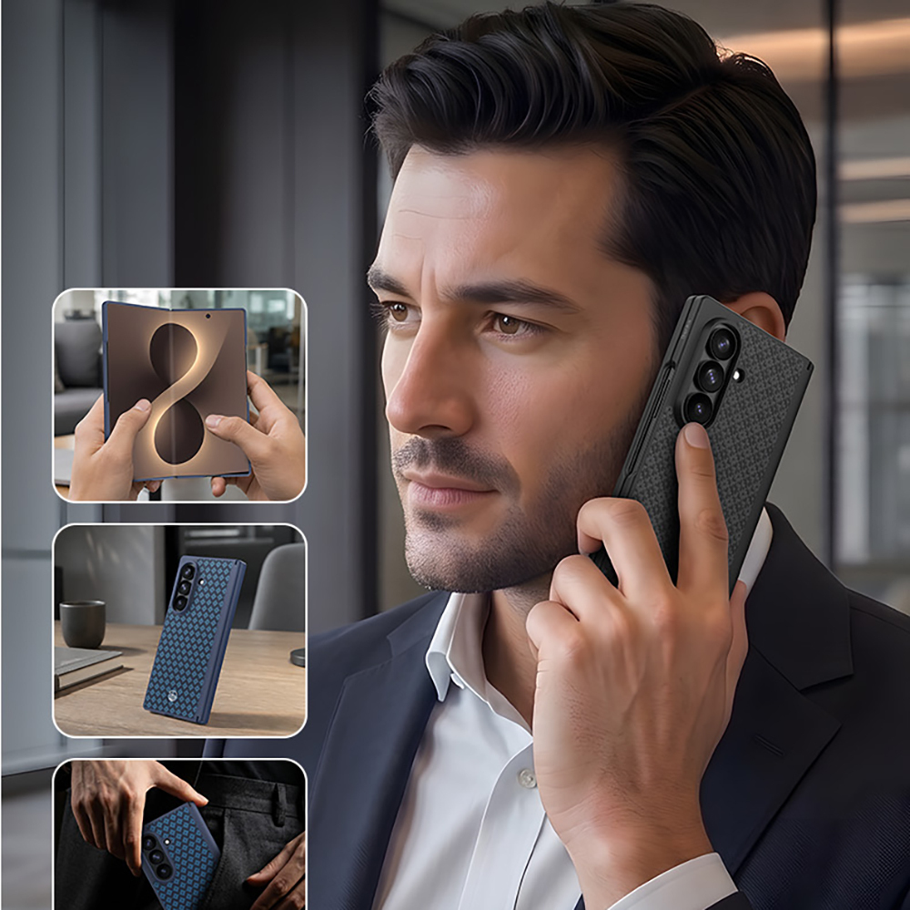 Galaxy Z Fold 8 Ultra Benks ArmorPro ArmorGrid Grand Combo Üçlü Aksesuar Seti (Ön Arka Kevlar Karbon Kapak + Ekran Koruyucu) - 2