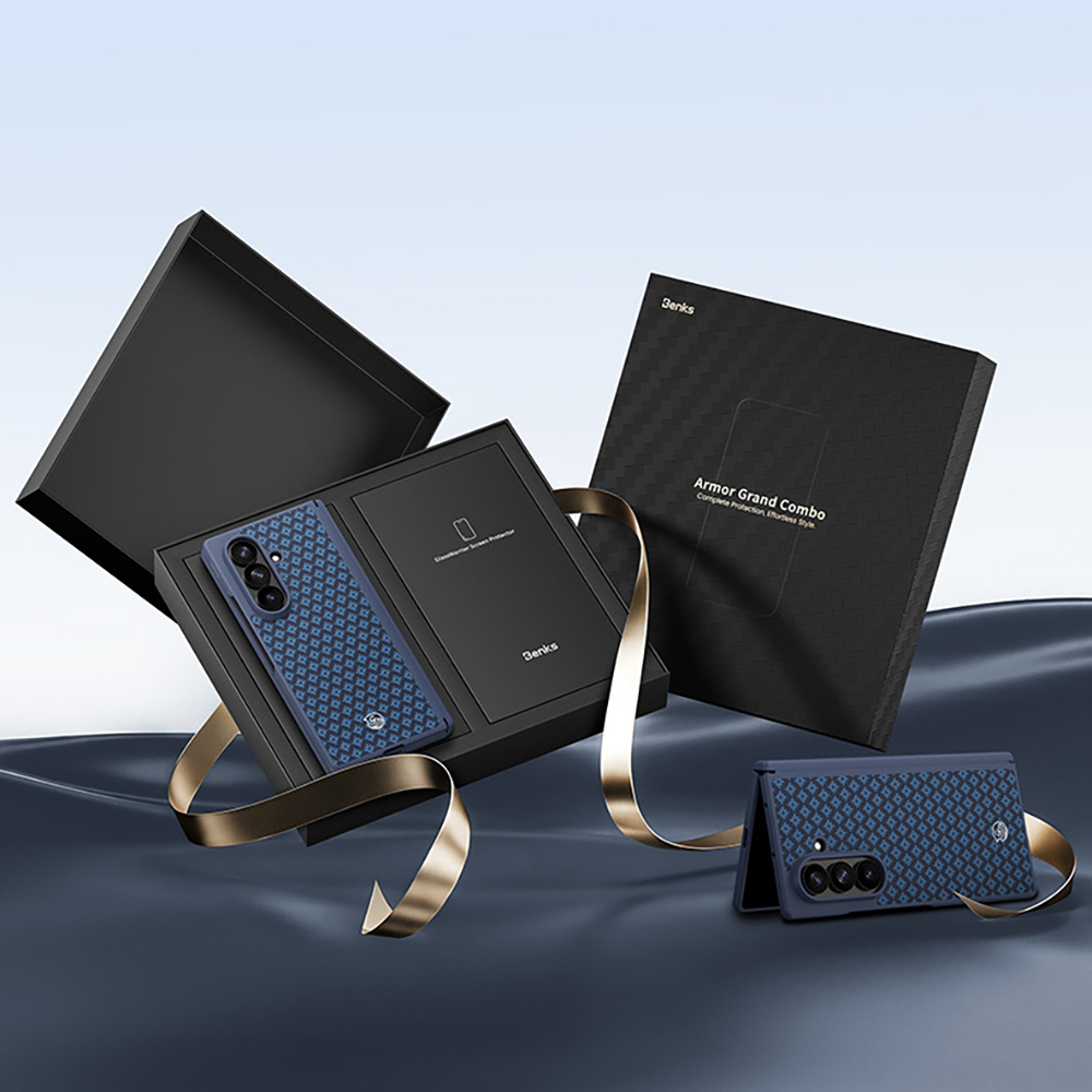Galaxy Z Fold 8 Ultra Benks ArmorPro ArmorGrid Grand Combo Üçlü Aksesuar Seti (Ön Arka Kevlar Karbon Kapak + Ekran Koruyucu) - 7