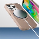 Apple iPhone 15 Pro Uyumlu Kılıf M-safe Şarj Özellikli Standlı Zore Samara Kapak - 3