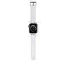 Apple Watch 7 45mm Uyumlu Karl Lagerfeld Orjinal Lisanslı İkonik Karl & Choupette Logolu Silikon Kordon - 4