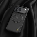 Apple iPhone 17 Pro Max Uyumlu Kılıf M-safe Şarj Özellikli Metal Standlı Lenyes CK225 Kapak - 2