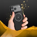 Apple iPhone 17 Pro Max Uyumlu Kılıf M-safe Şarj Özellikli Metal Standlı Lenyes CK225 Kapak - 8