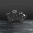 Apple iPhone 17 Uyumlu Kılıf M-safe Şarj Özellikli Metal Standlı Lenyes CK225 Kapak - 8