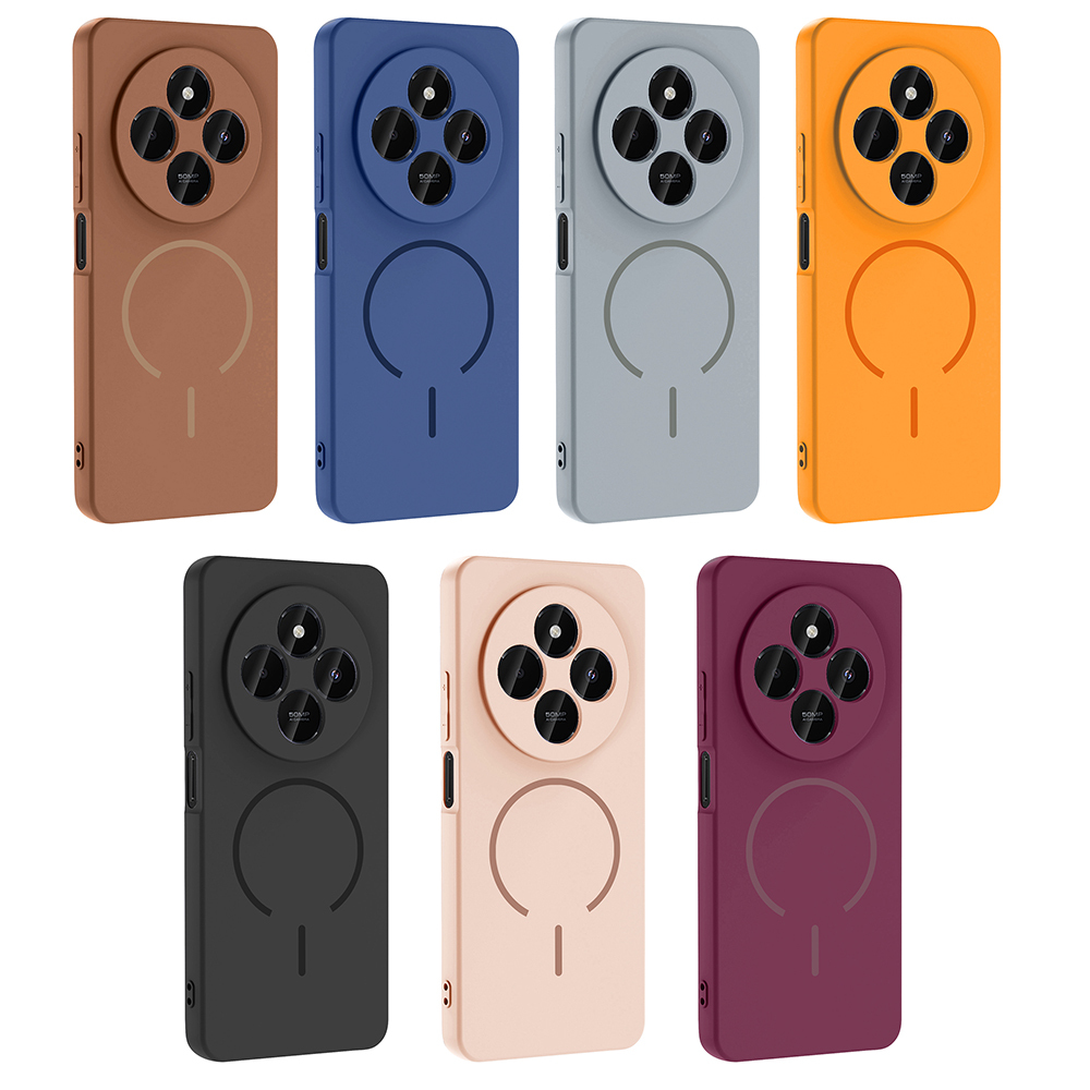 Xiaomi Redmi 14C Uyumlu Kılıf M-safe Şarj Özellikli Zore Meta Kapak - 15