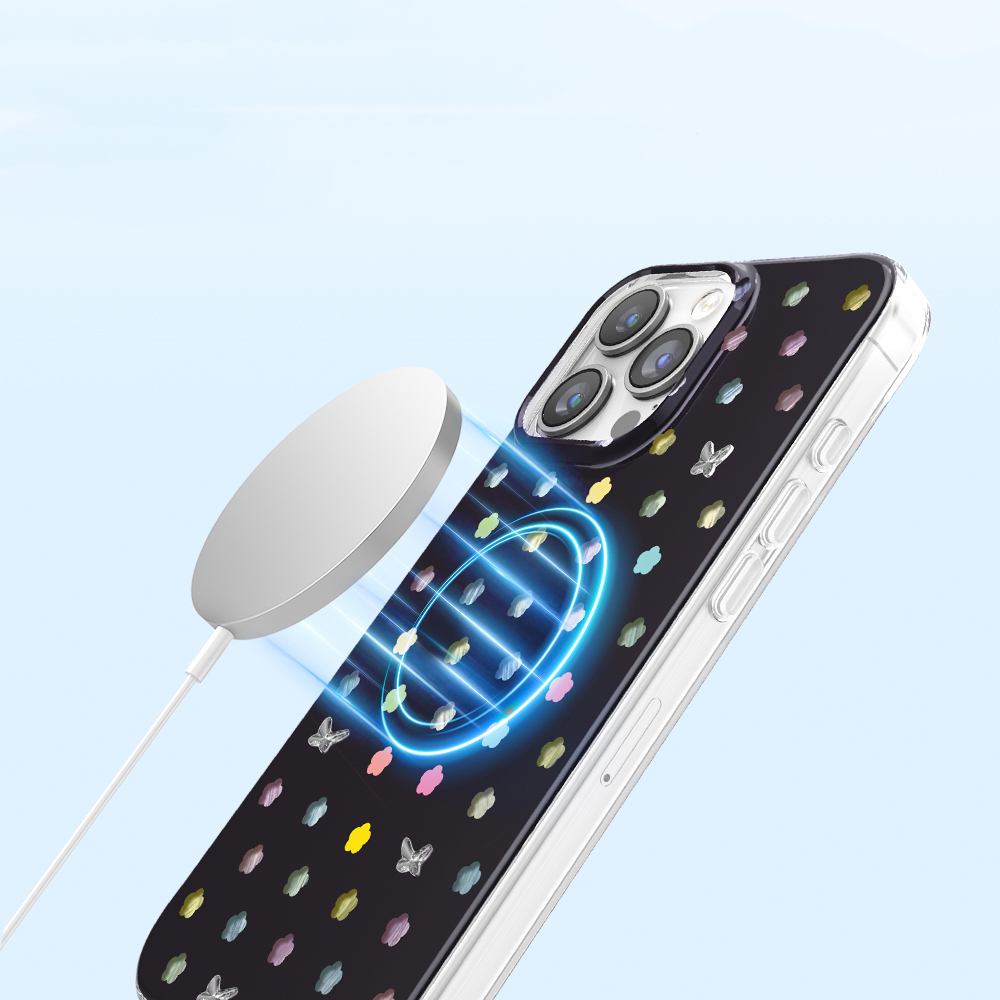 Apple iPhone 16 Pro Max Uyumlu Kılıf M-Safe Şarj Özellikli Zore Paris Axen Sert PC Kapak - 4