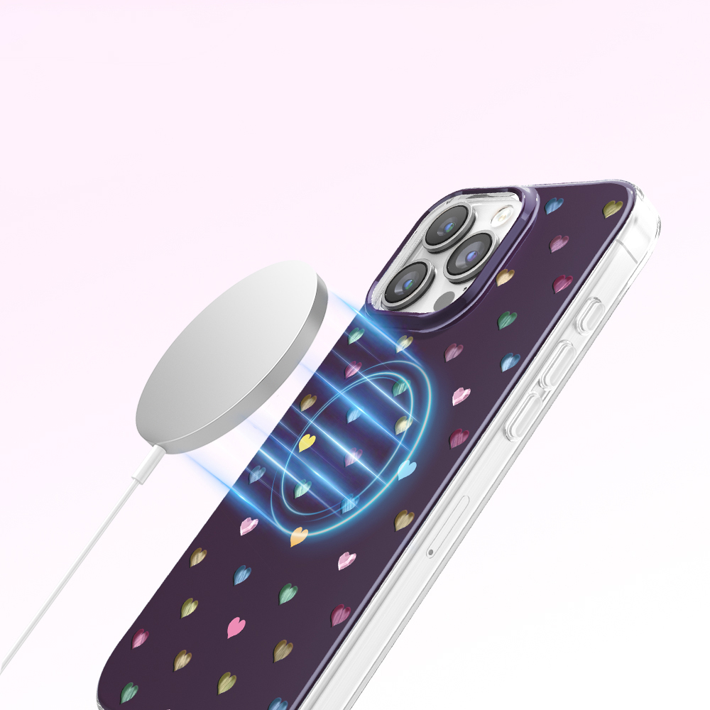 Apple iPhone 16 Pro Max Uyumlu Kılıf M-Safe Şarj Özellikli Zore Paris Axen Sert PC Kapak - 4