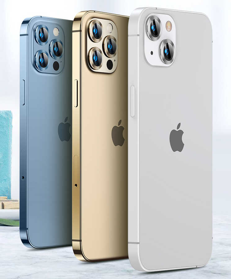 Apple iPhone 13 Pro Max Uyumlu Zore CL-02 Kamera Lens Koruyucu - 2