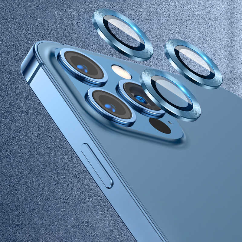 Apple iPhone 13 Pro Max Uyumlu Zore CL-02 Kamera Lens Koruyucu - 4