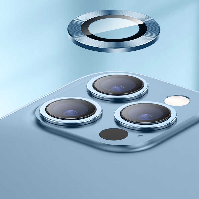 Apple iPhone 13 Pro Max Uyumlu Zore CL-02 Kamera Lens Koruyucu - 5