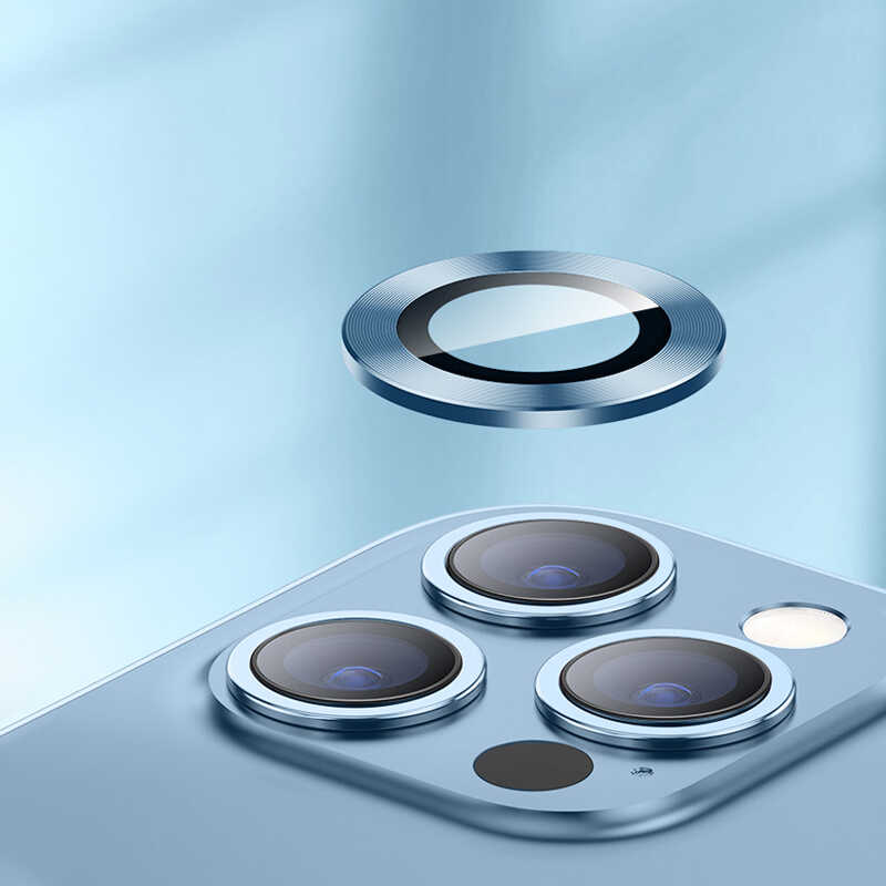 Apple iPhone 13 Pro Max Uyumlu Zore CL-02 Kamera Lens Koruyucu - 15