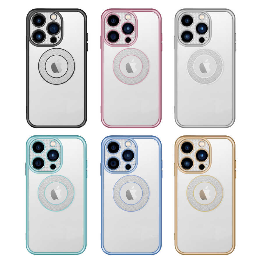 Apple iPhone 12 Pro Max Uyumlu Kılıf Kamera Korumalı Logo Gösteren Zore Esta Kapak - 1