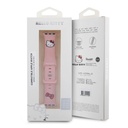 Apple Watch 41mm Uyumlu Hello Kitty Orjinal Lisanslı Yazı Logolu Fiyonk & Kitty Head Silikon Kordon - 7