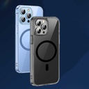 Apple iPhone 14 Plus Uyumlu Wiwu M-safe Şarj Özellikli Lens Korumalı Şeffaf Silikon Kapak - 6