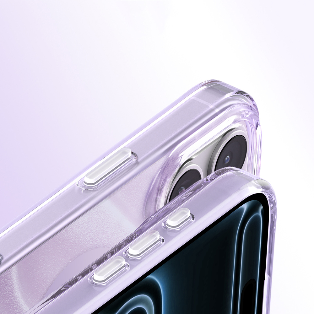 Apple iPhone 17 Pro Uyumlu Kılıf M-Safe Şarj Özellikli Orjinal Swarovski Taşlı Zore Paris Rovix Sert PC Kapak - 7