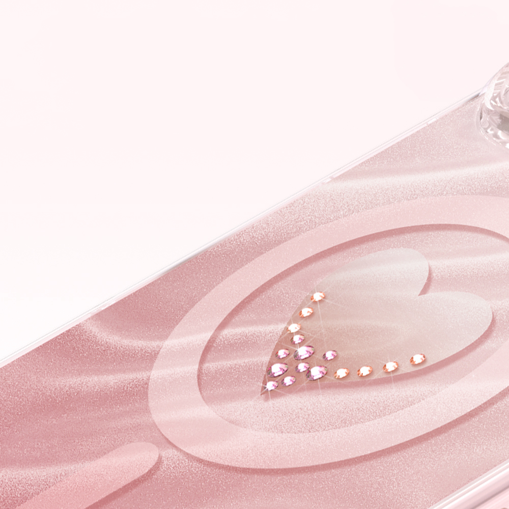 Apple iPhone 17 Pro Uyumlu Kılıf M-Safe Şarj Özellikli Orjinal Swarovski Taşlı Zore Paris Rovix Sert PC Kapak - 6