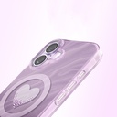 Apple iPhone 17 Uyumlu Kılıf M-Safe Şarj Özellikli Orjinal Swarovski Taşlı Zore Paris Rovix Sert PC Kapak - 3
