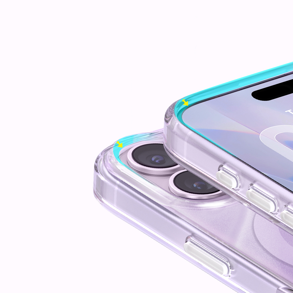 Apple iPhone 17 Uyumlu Kılıf M-Safe Şarj Özellikli Orjinal Swarovski Taşlı Zore Paris Rovix Sert PC Kapak - 5