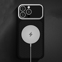 Apple iPhone 14 Pro Max Uyumlu Kılıf M-Safe Şarj Özellikli Zore Paris Nexel Sert PC Kapak - 1