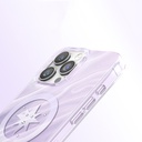 Apple iPhone 16 Pro Max Uyumlu Kılıf M-Safe Şarj Özellikli Orjinal Swarovski Taşlı Zore Paris Rovix Sert PC Kapak - 3