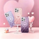 Apple iPhone 16 Pro Max Uyumlu Kılıf M-Safe Şarj Özellikli Orjinal Swarovski Taşlı Zore Paris Rovix Sert PC Kapak - 9