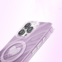Apple iPhone 16 Pro Max Uyumlu Kılıf M-Safe Şarj Özellikli Orjinal Swarovski Taşlı Zore Paris Rovix Sert PC Kapak - 3